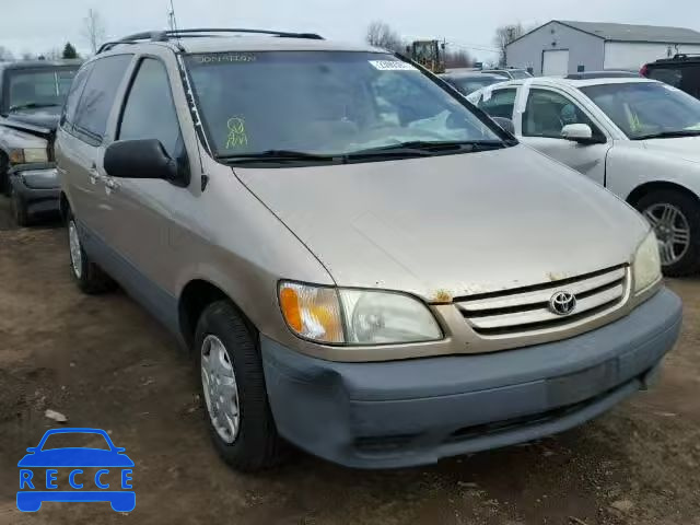 2003 TOYOTA SIENNA CE 4T3ZF19CX3U520814 image 0