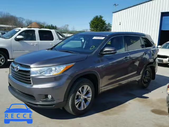 2014 TOYOTA HIGHLANDER 5TDJKRFH5ES042300 image 1