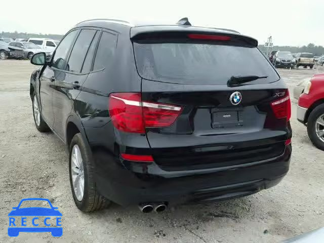 2015 BMW X3 SDRIVE 5UXWZ7C52F0M82509 image 2