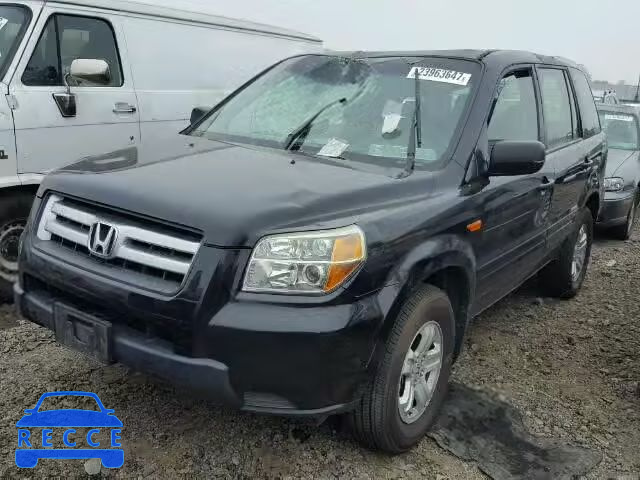 2006 HONDA PILOT LX 2HKYF18186H552961 зображення 1