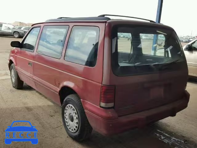 1995 PLYMOUTH VOYAGER 2P4GH2536SR381590 зображення 2