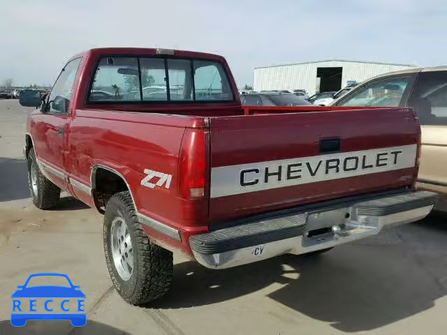 1991 CHEVROLET K1500 1GCDK14K0MZ107497 image 2