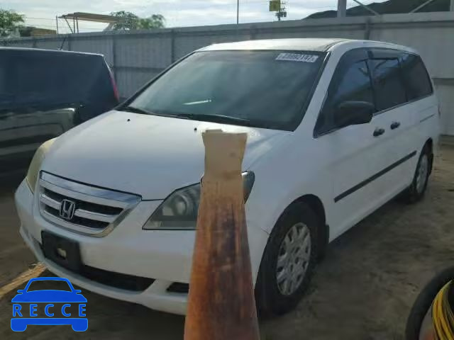 2007 HONDA ODYSSEY LX 5FNRL382X7B031029 image 1