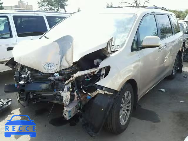 2014 TOYOTA SIENNA XLE 5TDYK3DC7ES488239 image 1