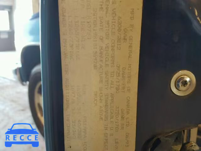 1995 GMC SIERRA K15 2GTEK19K1S1569781 image 9