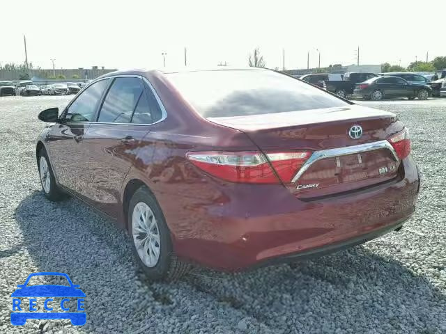 2017 TOYOTA CAMRY HYBR 4T1BD1FK1HU207024 image 2