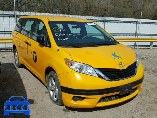 2011 TOYOTA SIENNA 5TDZK3DCXBS121531 image 0