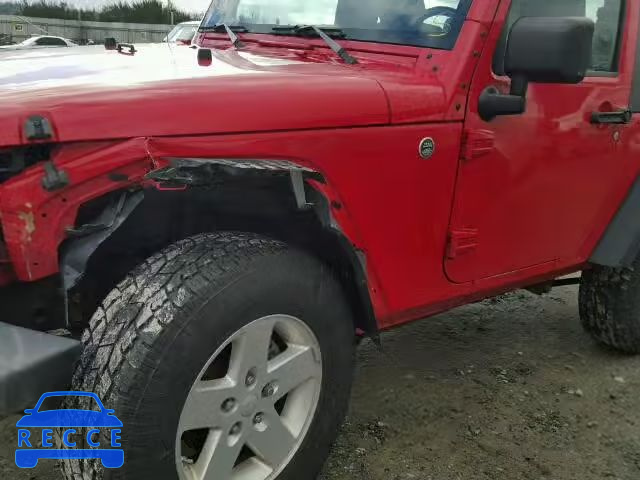 2009 JEEP WRANGLER X 1J4FA24139L719190 image 8