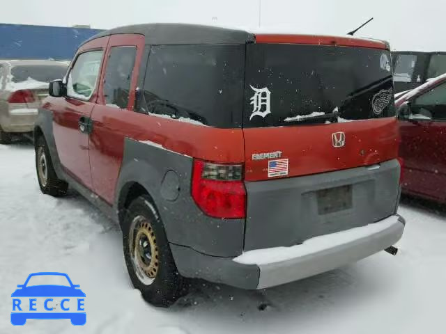 2004 HONDA ELEMENT LX 5J6YH283X4L018610 image 2