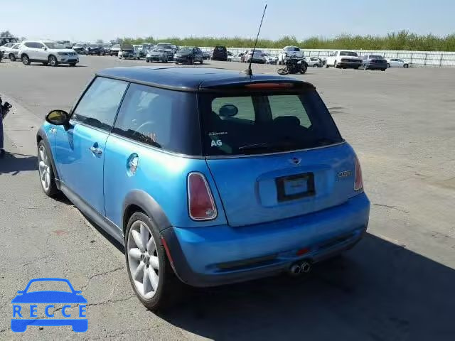 2005 MINI COOPER S WMWRE33555TD99351 image 2