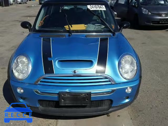 2005 MINI COOPER S WMWRE33555TD99351 image 8