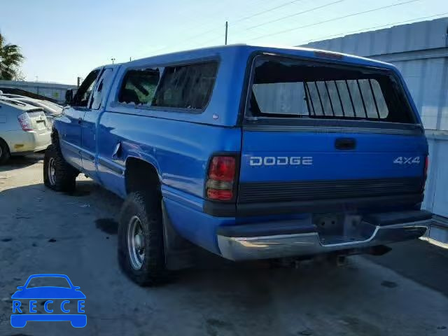 1999 DODGE RAM 2500 Q 3B7KF23Z9XG201916 зображення 2