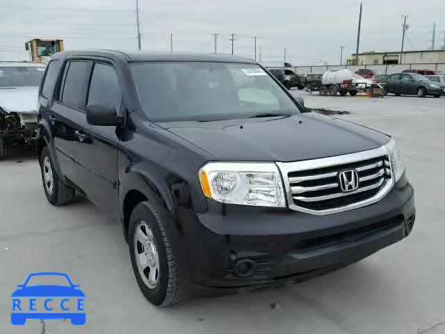 2013 HONDA PILOT LX 5FNYF3H28DB004815 image 0