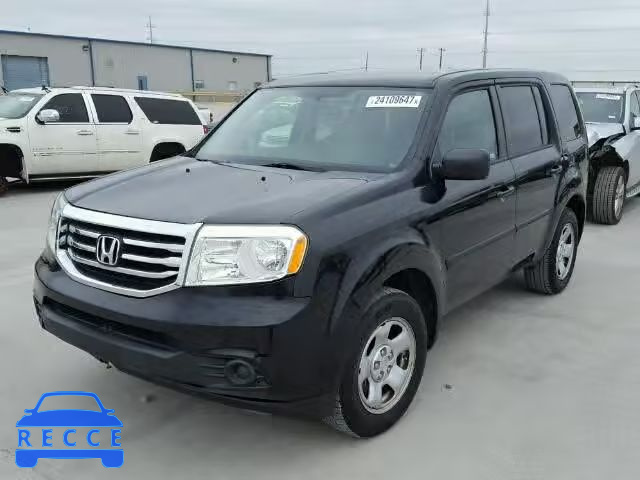 2013 HONDA PILOT LX 5FNYF3H28DB004815 image 1