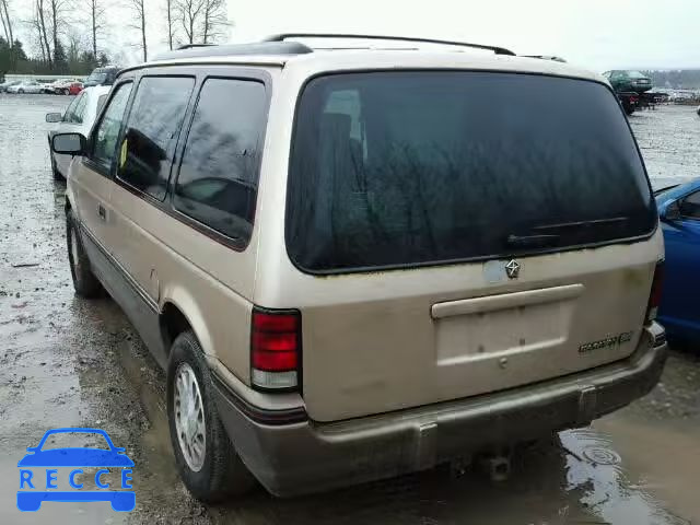 1992 DODGE CARAVAN LE 2B4GH55R1NR550233 image 2