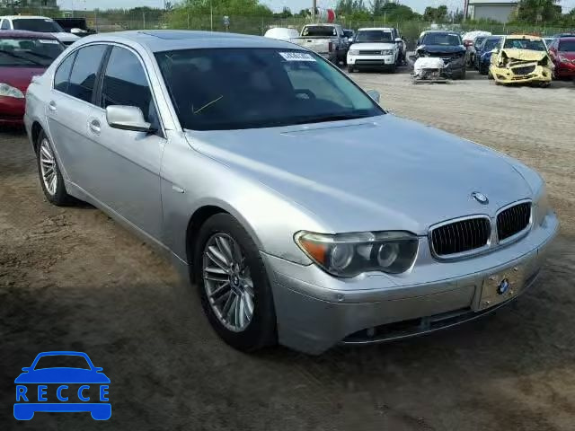 2004 BMW 745I WBAGL63534DP72519 зображення 0