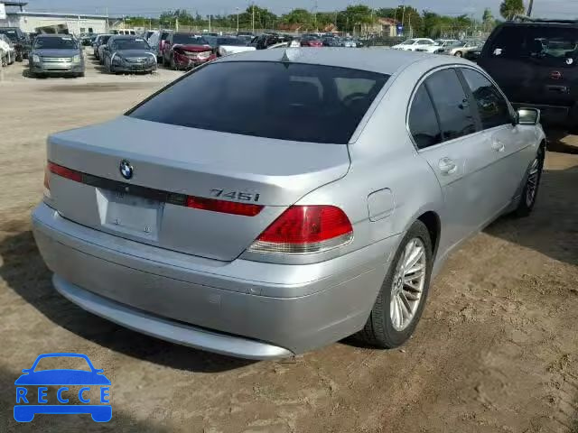 2004 BMW 745I WBAGL63534DP72519 image 3