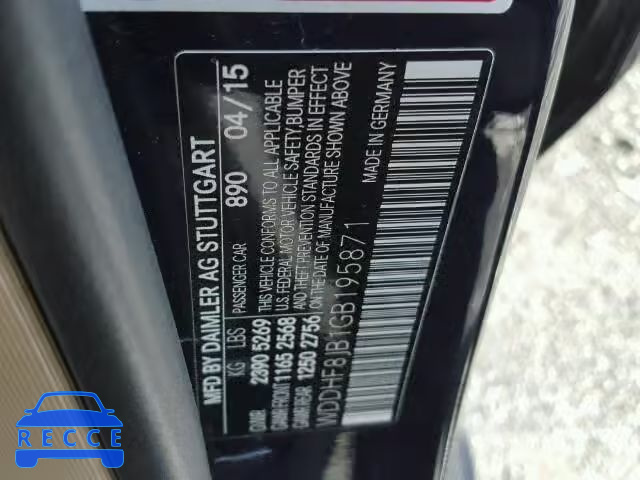 2016 MERCEDES-BENZ E3504M AWD WDDHF8JB1GB195871 Bild 9