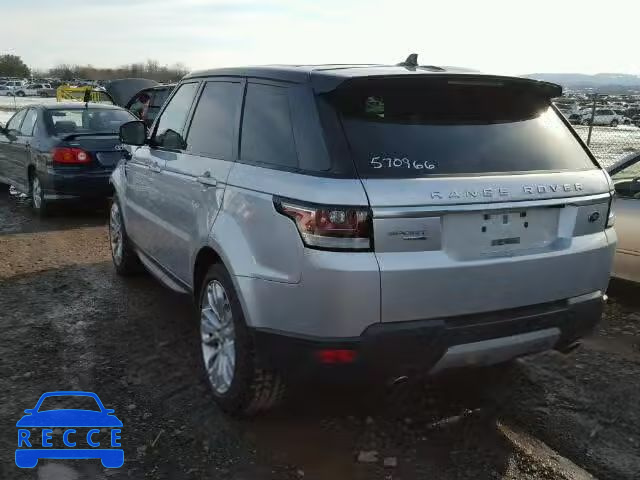 2016 LAND ROVER RANGE ROVE SALWR2VF1GA570966 image 2