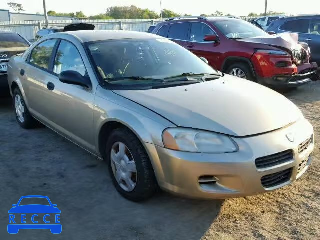 2003 DODGE STRATUS SE 1B3EL36X83N545763 зображення 0