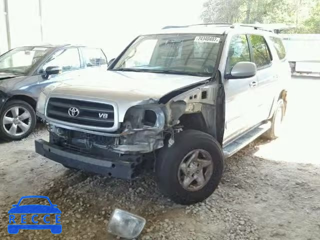 2001 TOYOTA SEQUOIA SR 5TDZT34A71S027083 зображення 1