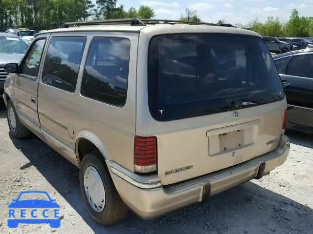 1991 PLYMOUTH VOYAGER 2P4GH2532MR265998 image 2