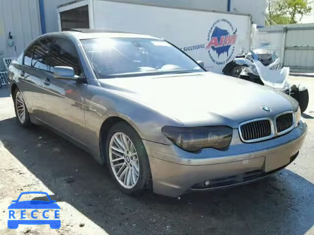 2004 BMW 745I WBAGL63434DP69191 зображення 0