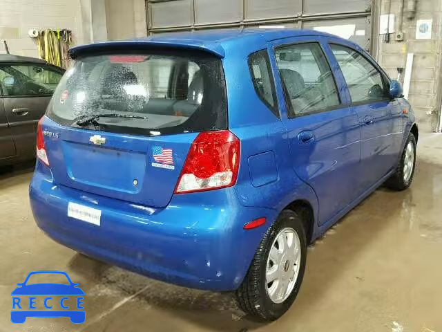 2004 CHEVROLET AVEO LS KL1TJ62654B208021 image 3