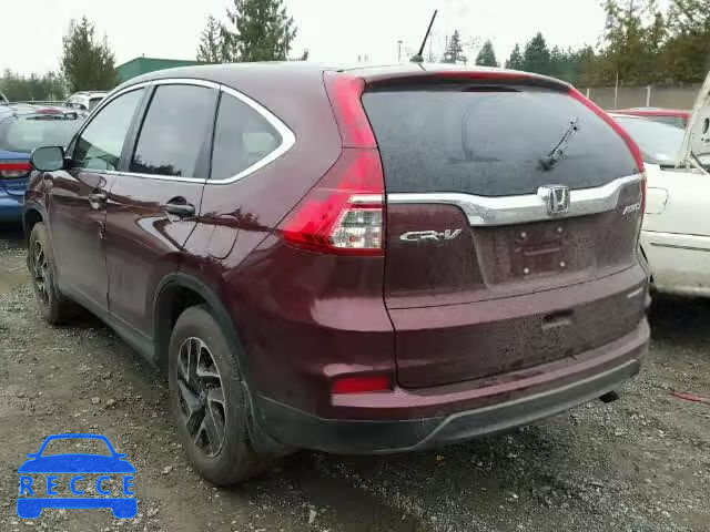 2016 HONDA CR-V SE 2HKRM4H43GH678734 image 2