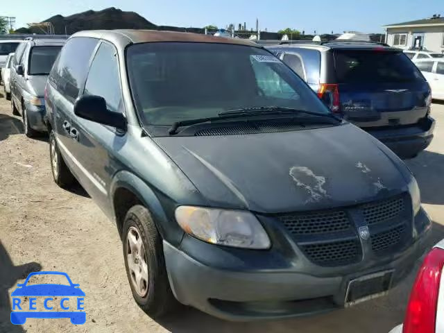 2001 DODGE CARAVAN SE 1B4GP25BX1B119578 зображення 0