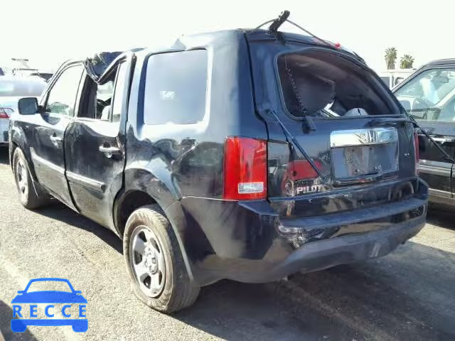 2014 HONDA PILOT LX 5FNYF3H26EB007875 image 2