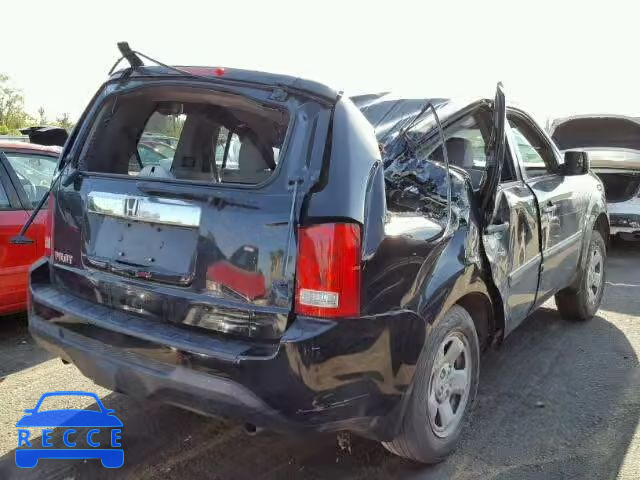 2014 HONDA PILOT LX 5FNYF3H26EB007875 image 3