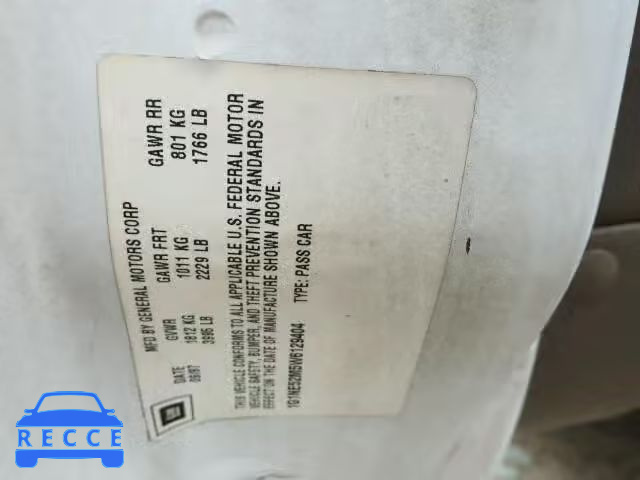 1998 CHEVROLET MALIBU LS 1G1NE52M5W6129404 image 9