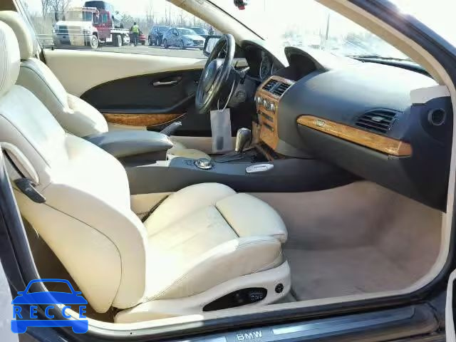 2006 BMW 650I WBAEH13496CR49022 зображення 4