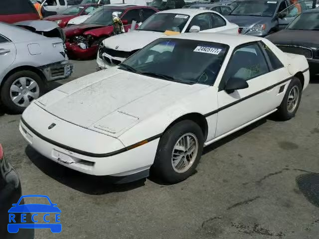 1988 PONTIAC FIERO 1G2PE11R9JP217322 image 1