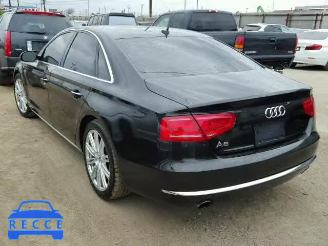 2013 AUDI A8 QUATTRO WAUAGAFD1DN029397 image 2