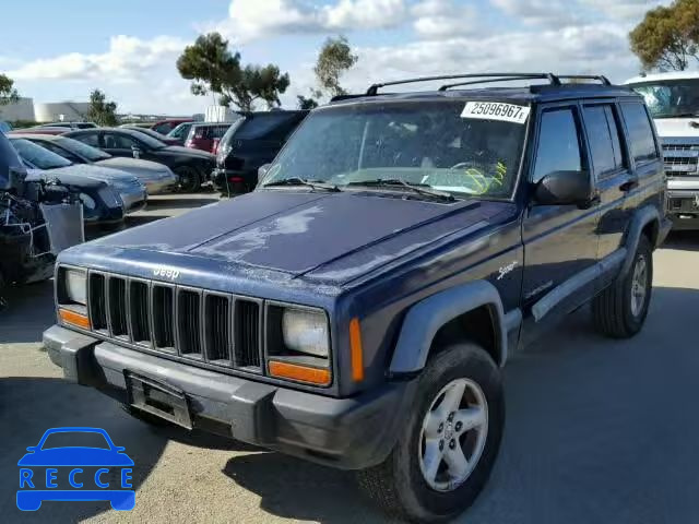 1997 JEEP CHEROKEE S 1J4FJ68S8VL539613 image 1