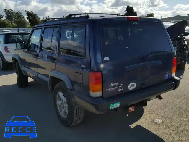 1997 JEEP CHEROKEE S 1J4FJ68S8VL539613 image 2