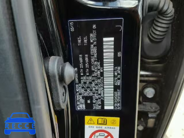 2015 LEXUS NX 200T JTJBARBZ9F2015774 image 9
