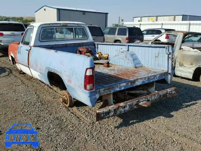 1978 DODGE PICKUP W24BF3S054377 image 2