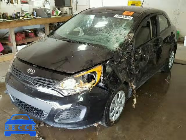 2015 KIA RIO LX KNADM5A39F6517120 image 1