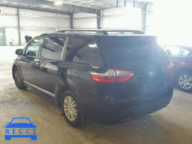 2015 TOYOTA SIENNA XLE 5TDYK3DC6FS682715 image 2