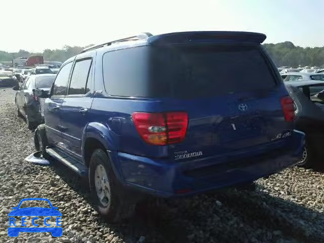 2001 TOYOTA SEQUOIA LI 5TDBT48AX1S043697 image 2