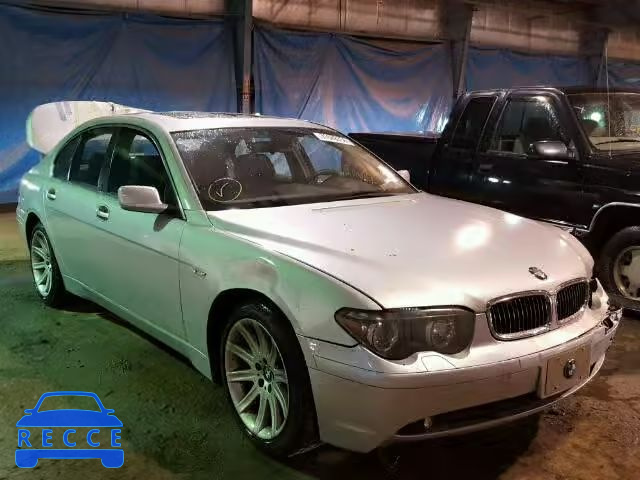 2004 BMW 745I WBAGL63424DP68632 зображення 0