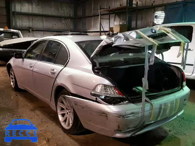 2004 BMW 745I WBAGL63424DP68632 image 2