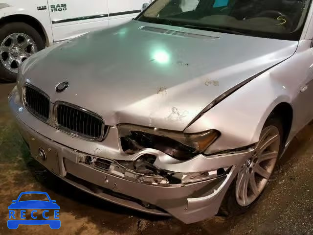 2004 BMW 745I WBAGL63424DP68632 зображення 8