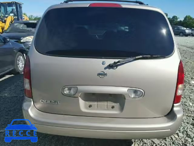 2002 NISSAN QUEST GXE 4N2ZN15T62D810145 Bild 9