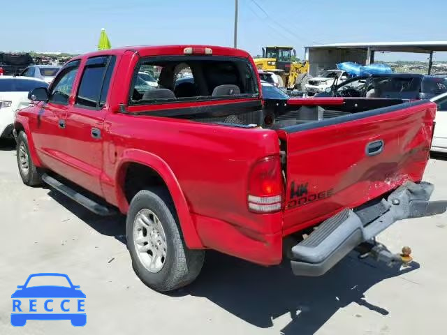 2003 DODGE DAKOTA QUA 1D7HL38X93S275569 Bild 2