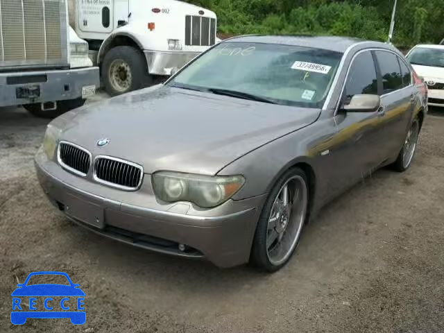 2003 BMW 745LI WBAGN63403DS43710 image 1