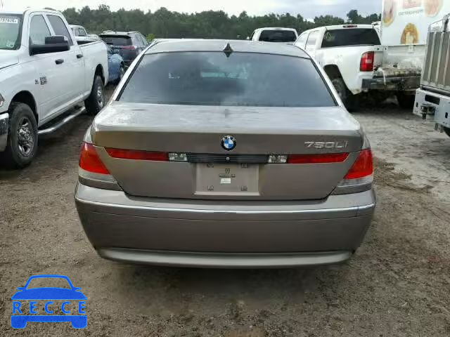 2003 BMW 745LI WBAGN63403DS43710 Bild 8